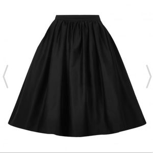 Collectif Mainline Jasmine Plain Swing Skirt